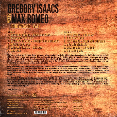 Gregory Isaacs & Max Romeo - Showcase Volume 1