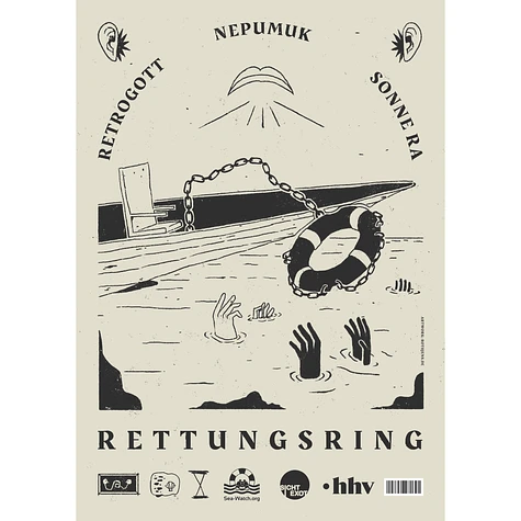 Retrogott, Nepumuk & Sonne Ra - Rettungsring Poster