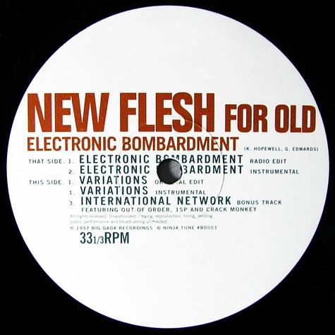 New Flesh For Old - Electronic Bombardment