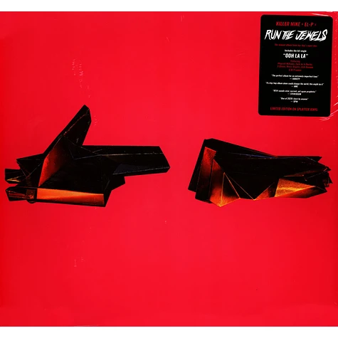Run The Jewels - RTJ4 Clear With Black, Blue & Pink Vinyl Tour Edition