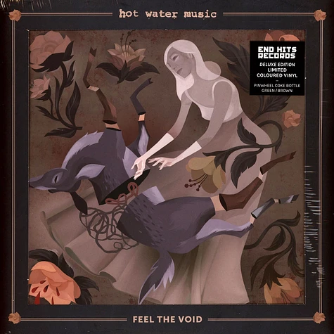 Hot Water Music - Feel The Void Pinwheel Coke Green Vinyl Edition