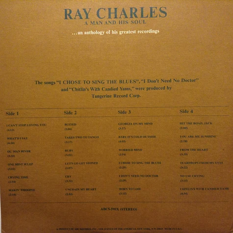 Ray Charles - A Man And His Soul