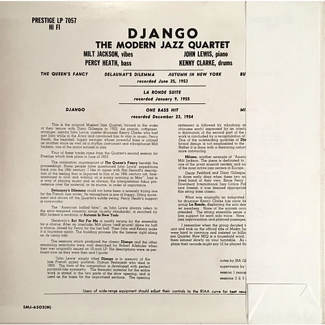 The Modern Jazz Quartet - Django