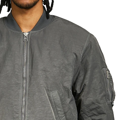 Stüssy - Dyed Nylon Bomber (Charcoal) | HHV