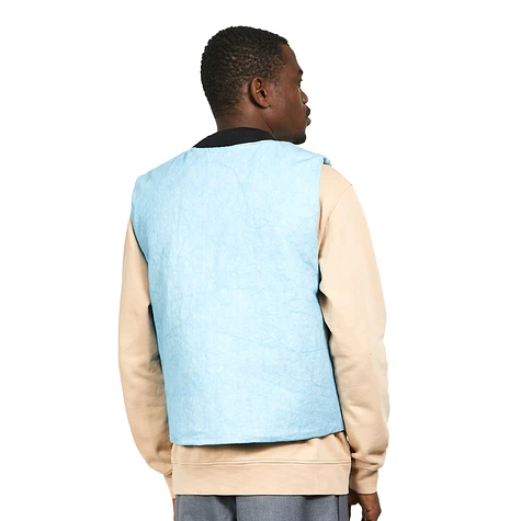 Stüssy - Washed Canvas Primaloft Vest (Light Blue) | HHV
