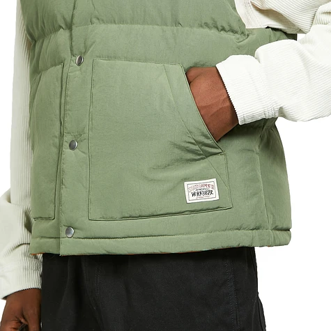 Stüssy - Rev. Down Workgear Vest (Olive) | HHV