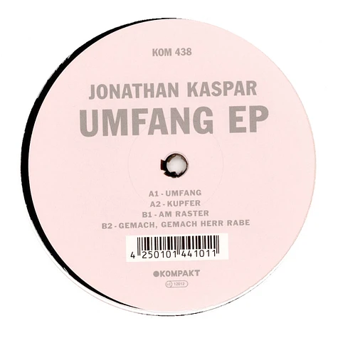 Jonathan Kaspar - Umfang EP