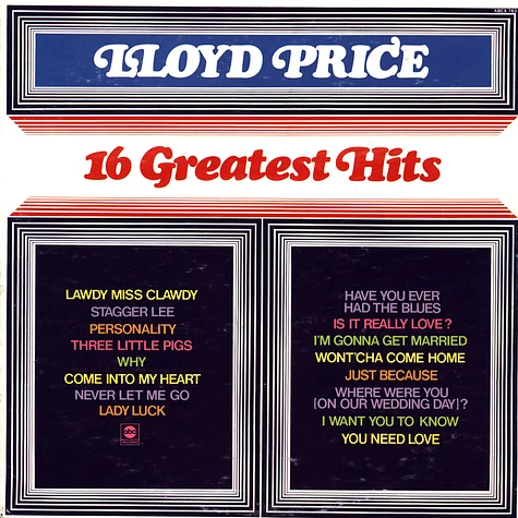 Lloyd Price - 16 Greatest Hits