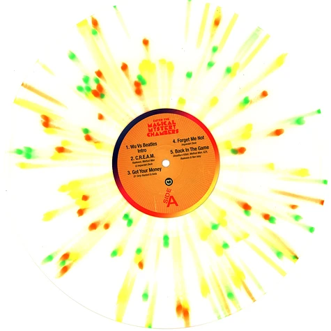 Wu-Tang Vs The Beatles - Enter The Magical Mystery Chambers Neon Yellow w/ Neon Orange, Green & Magenta Splatters Vinyl Edition
