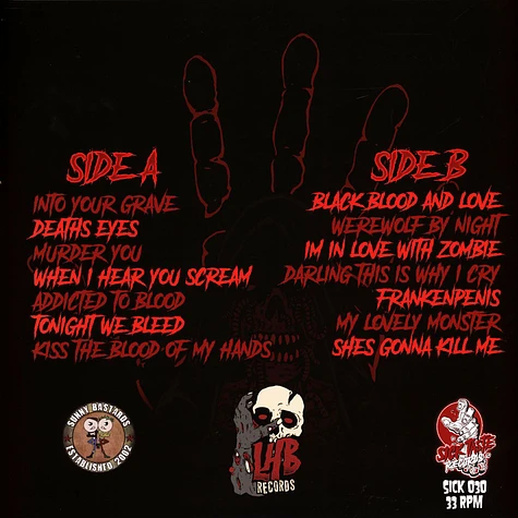 Left Hand Black - Lower Than Satan Bloodred Vinyl Edition