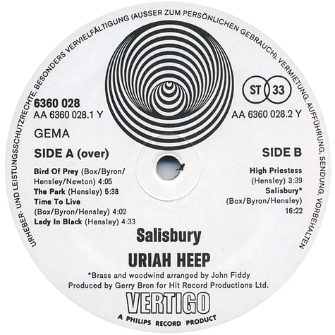 Uriah Heep - Salisbury