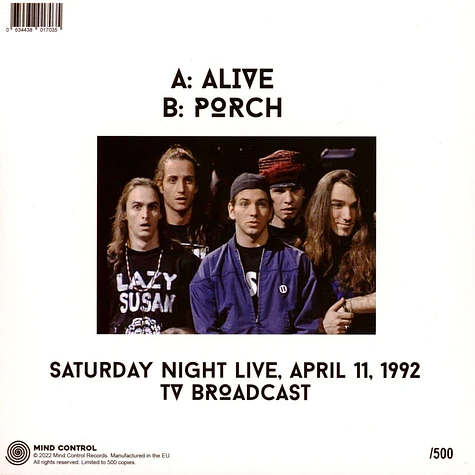 Pearl Jam - Saturday Night Live 1992