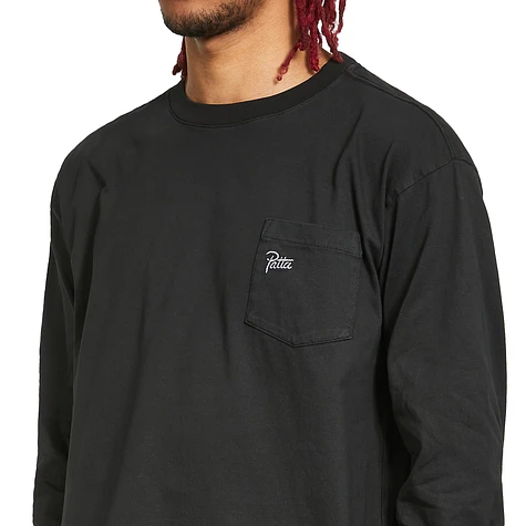 Patta - Basic Washed Pocket Longsleeve T-Shirt