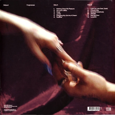Girlpool - Forgiveness Blue Vinyl Edition