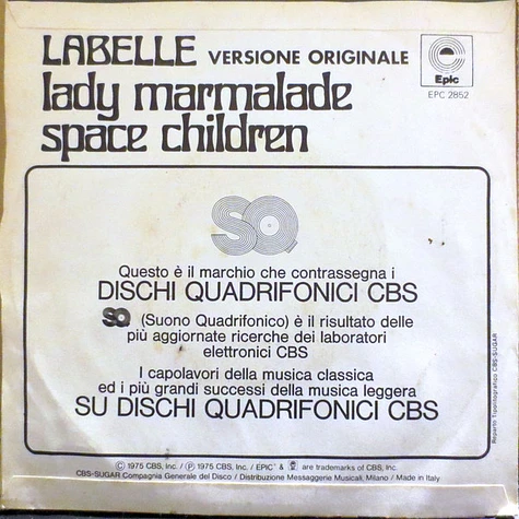 Labelle - Lady Marmalade (Voulez Vous Coucher Avec Moi Ce Soir?)