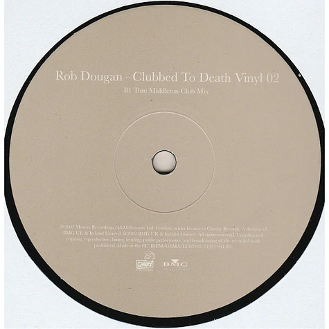 Rob Dougan - Clubbed To Death Vinyl 02
