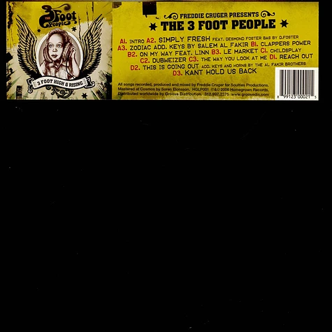 Freddie Cruger presents The 3 Foot People - 3 Foot High & Rising