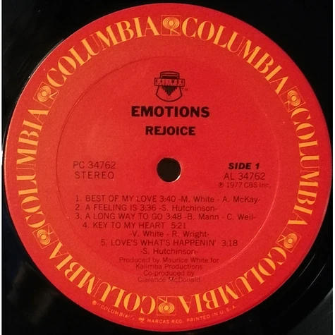 The Emotions - Rejoice