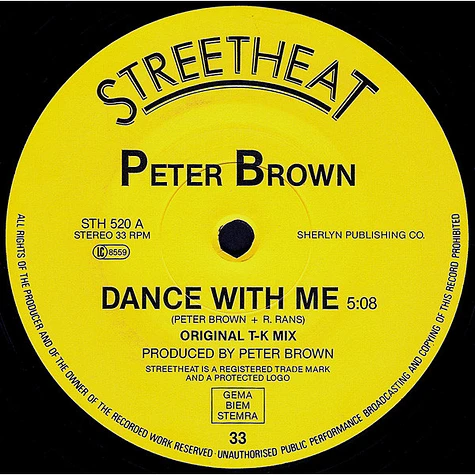 Peter Brown - Dance With Me / Do You Wanna Get Funky With Me