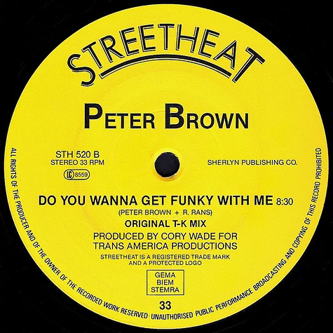 Peter Brown - Dance With Me / Do You Wanna Get Funky With Me