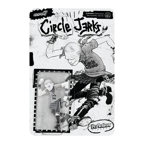 Circle Jerks - Skank Man (Grayscale) - ReAction Figure