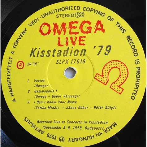 Omega - Élő Omega Kisstadion '79