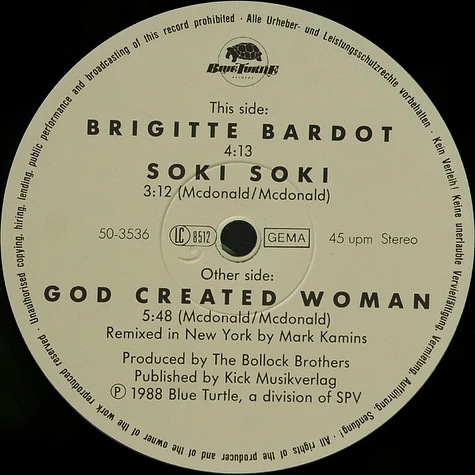 The Bollock Brothers - God Created Woman