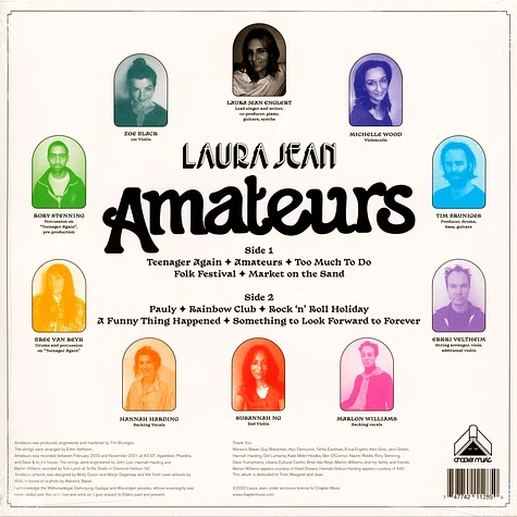 Laura Jean - Amateurs White Vinyl Edition