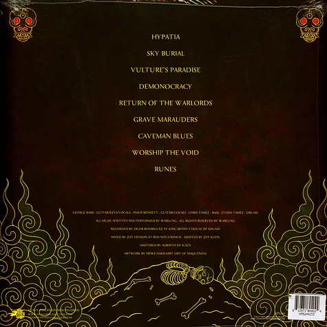 Warlung - Vulture's Paradise Orange Vinyl Edition