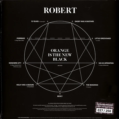 Robert - Orange Is The New Black Picture Disc Vinyl Edition