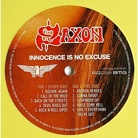 Saxon - Innocence Is No Excuse