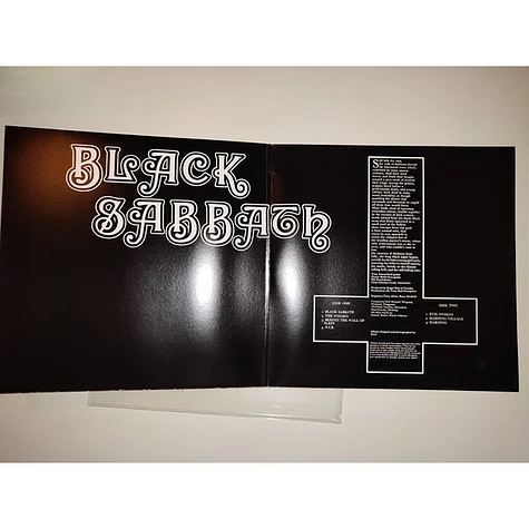 Black Sabbath - Black Sabbath album gatefold