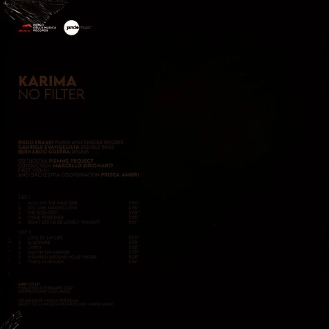 Karima - No Filter