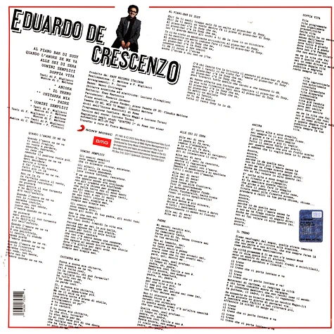 Eduard De Crescenzo - Ancora Red Vinyl Edition