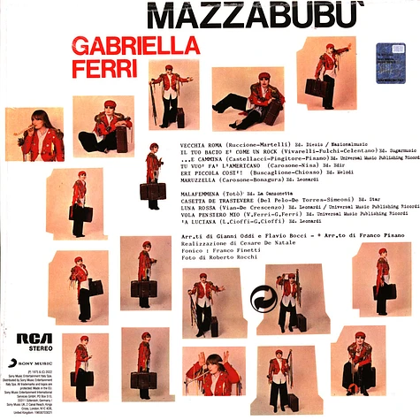Gabriella Ferri - Mazzabubu Clear Vinyl Eidtion