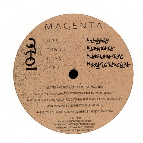 Alessio Magenta - Upsidowngles Ep 1