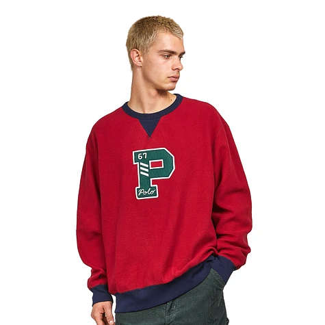 Polo Ralph Lauren - Pile Fleece Letterman Sweatshirt