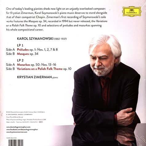 Krystian Zimerman - Karol Szymanowski: Piano Works