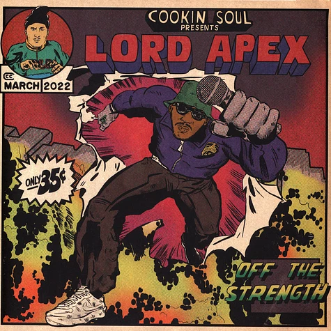 Cookin Soul & Lord Apex - Off The Strength Purple & Pink Vinyl Edition w/ Cornerbump