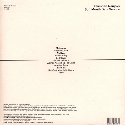 Christian Naujoks - Soft Mouth Data Service Transparent Vinyl Edition