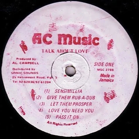 Al Campbell - Talk About Love