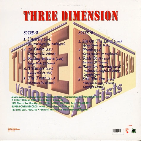 V.A. - Three Dimension