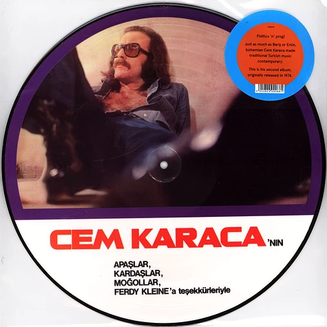 Cem Karaca - Apaslar, Kardaslar, Mogollar Picture Disc Vinyl Edition