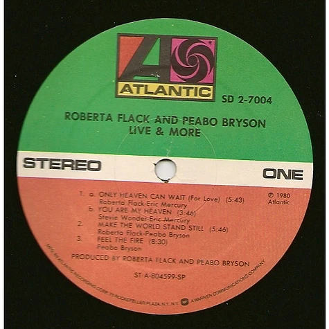 Roberta Flack And Peabo Bryson - Live & More