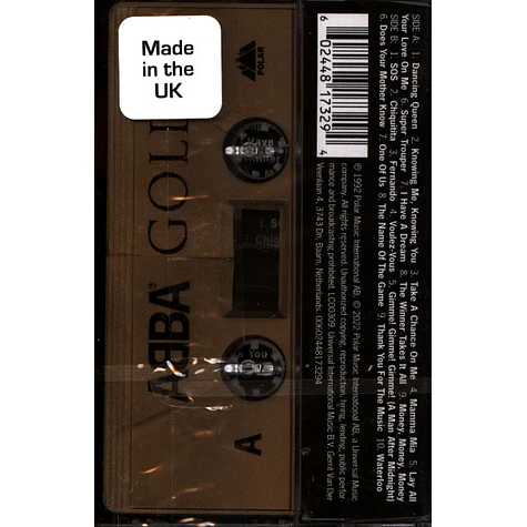 ABBA - Abba Gold Gold Tape Edition