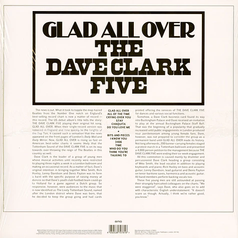 The Dave Clark Five - Glad All Over Ltd White Vinyl Edition