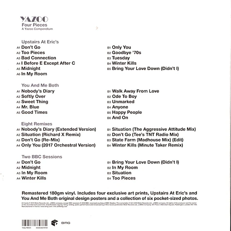Yazoo - Four Pieces-A Yazoo Compendium Ltd.Edition