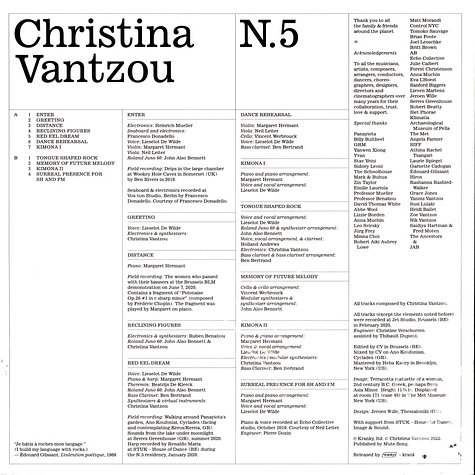 Christina Vantzou - No5