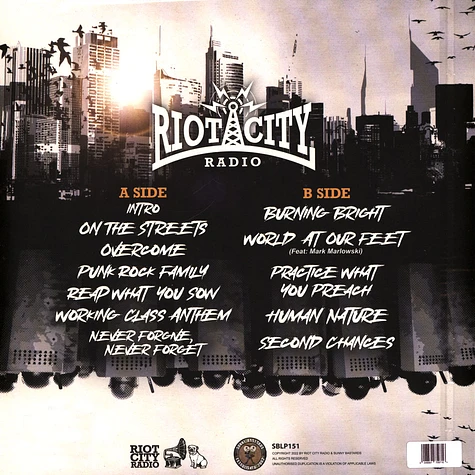 Riot City Radio - Time Will Tell Black / White Marbled Vinyl Edition