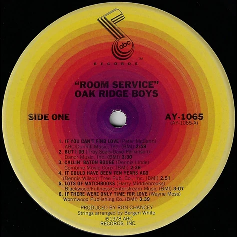 The Oak Ridge Boys - Room Service